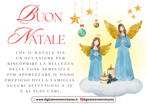 Biglietto auguri natale