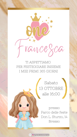 1 anno principessa 1