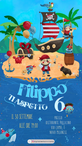 compleanno bimbi - pirati